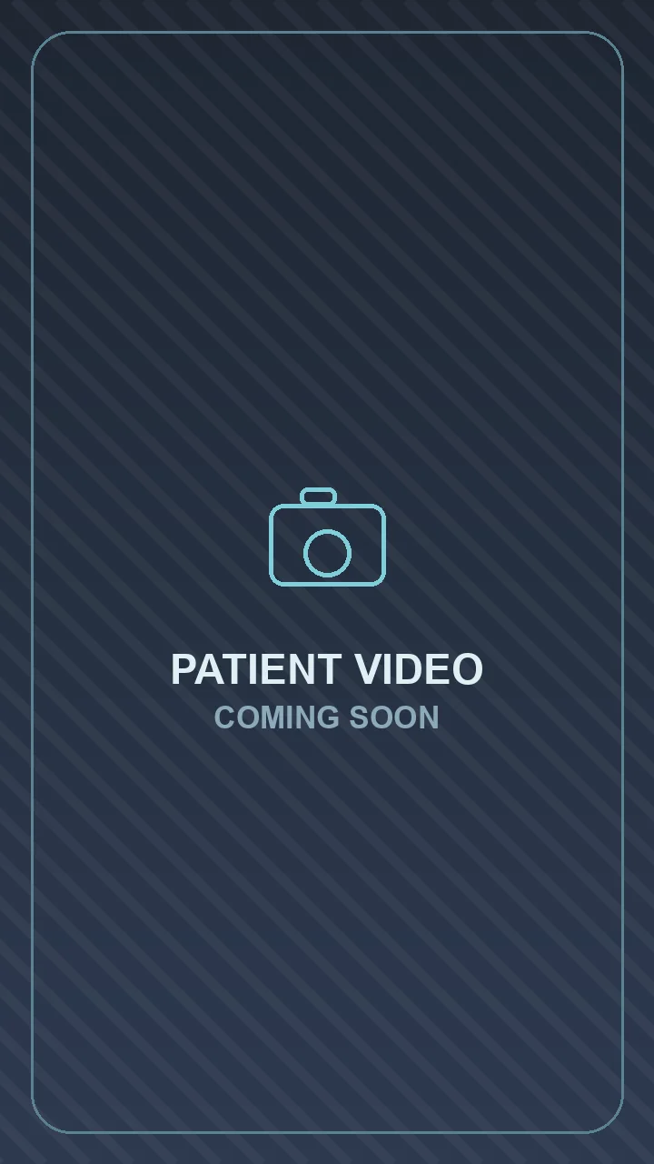 Patient video coming soon